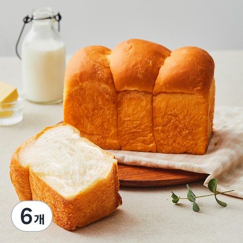 나폴레옹베이커리 우유듬뿍식빵, 215g, 1개입, 6개