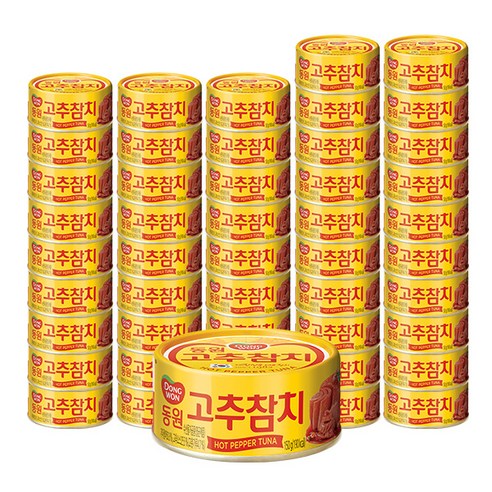 동원 고추 참치, 150g, 48개