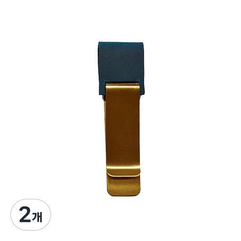 메이크그레이트 다이어리 펜클립 가죽홀더, 블루, 2개