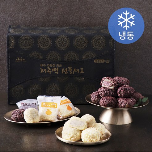 블루탐 오메기떡 혼합 세트 60g x 40p (냉동), 1세트