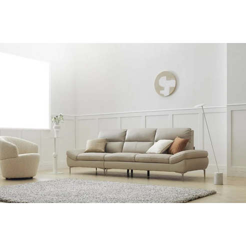 온 가족이 함께, 넉넉하고 편안한 휴식을 선사하는 한샘 엠마 컴포트 4인용 소파