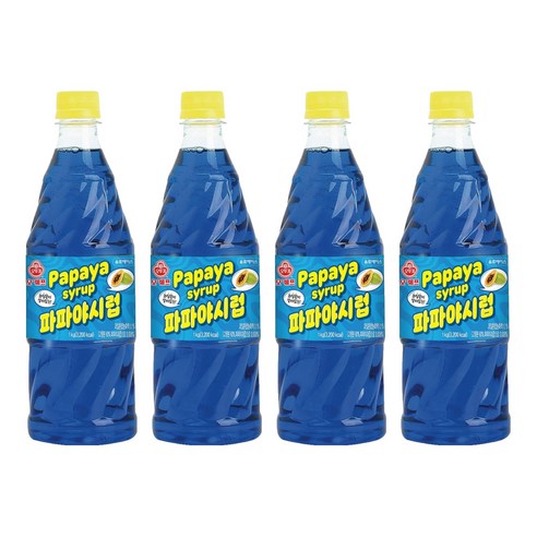 오쉐프 파파야시럽, 1kg, 4개