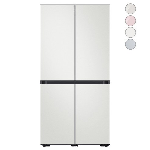 [색상선택형] 삼성전자 비스포크 프리스탠딩 4도어 냉장고 RF85A9881AP 825L 방문설치