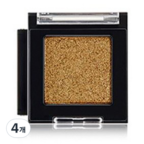 더페이스샵 모노 큐브 아이섀도우 글리터 1.8g, GD01 골드비치, 4개