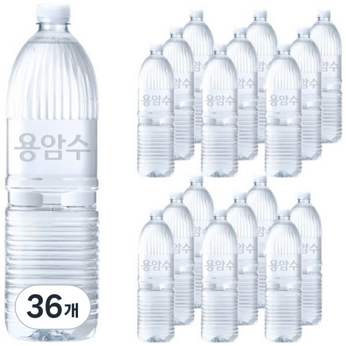 닥터유 오리온 제주 용암수 무라벨, 2L, 36개