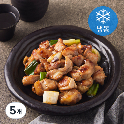 마늘간장 닭다리 파닭볶음 (냉동), 5개, 400g
