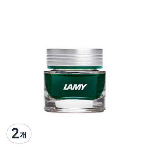 LAMY 크리스탈 병잉크 리필 30ml, 페리도트, 2개