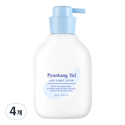 편강율 키즈 앤 베이비 로션 베이비파우더, 590ml, 4개