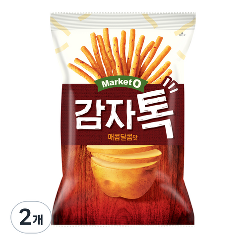 오리온 감자톡 매콤달콤맛, 136g, 2개