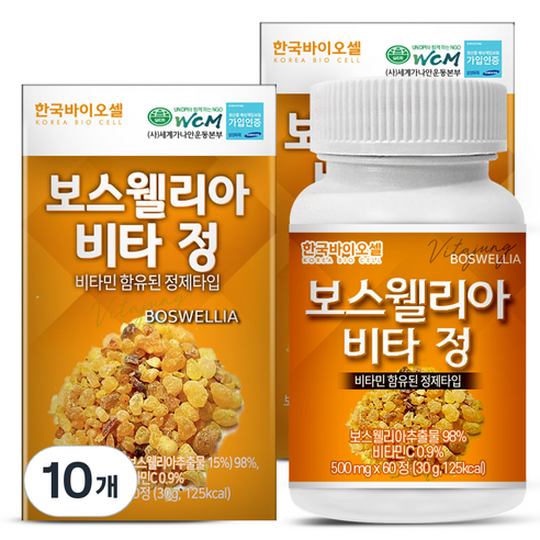 한국바이오셀 보스웰리아 비타 정, 10개, 60정