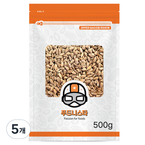 푸드니스타 해바라기씨, 5개, 500g