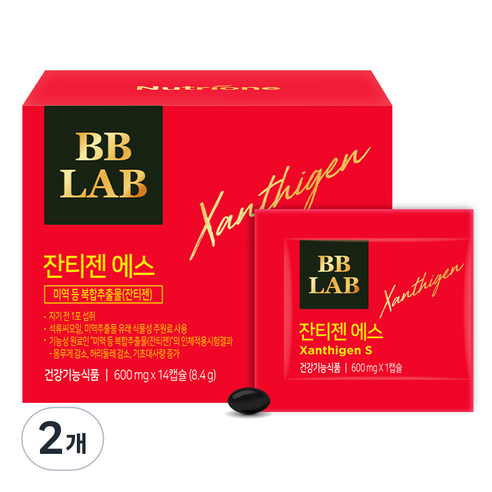 뉴트리원 비비랩 잔티젠 에스 다이어트, 14정, 2개
