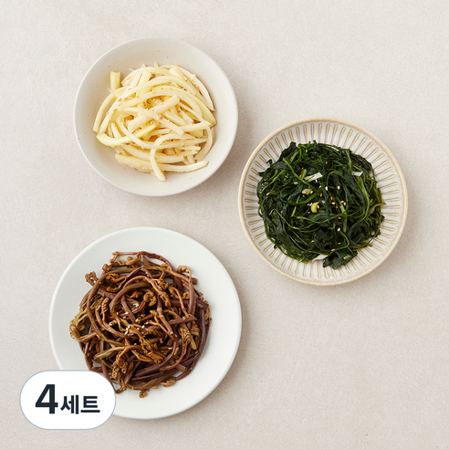 강남밥상 모둠 삼색나물 세트 270g, 4세트