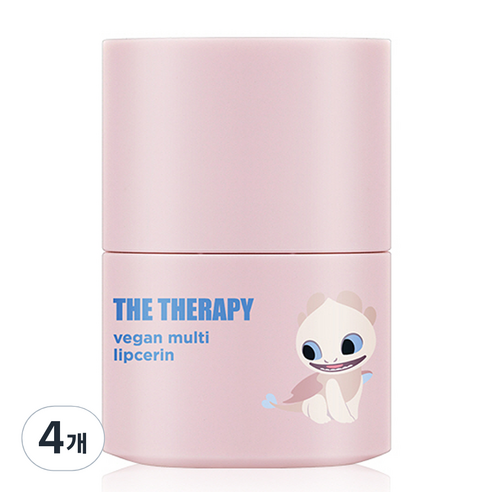 더페이스샵 더테라피 비건 멀티 립세린, 4개, 15ml