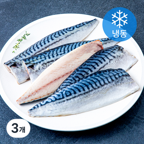 고등어청년 순살 고등어필렛 (냉동), 3개, 1kg(쪽 당 130~150g)