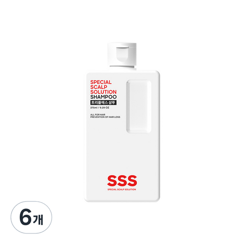 트리플에스 약산성 탈모샴푸, 275ml, 6개