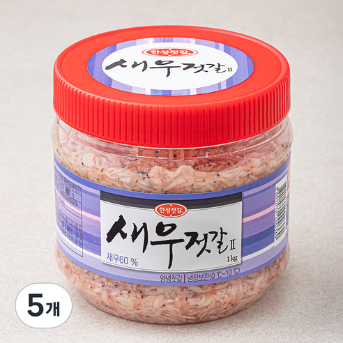 한성기업 새우젓갈 2, 1kg, 5개