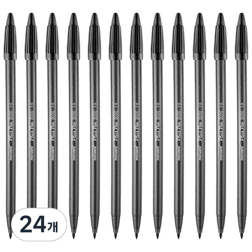 모나미 3000 피그먼트 프러스펜 0.4mm, NG 7 스틸그레이, 24개