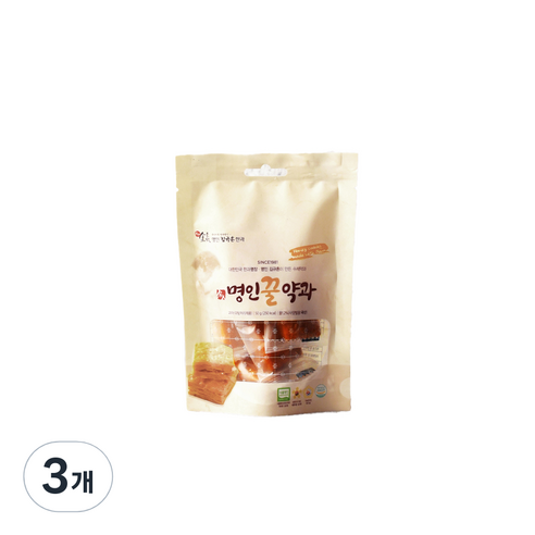 명인 김규흔한과 페스츄리형 명인꿀약과, 50g, 3개