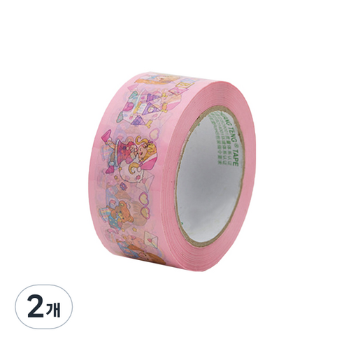 에이러블 포장용 박스테이프 50mm x 100m B0210, 2개, 9 큐티걸