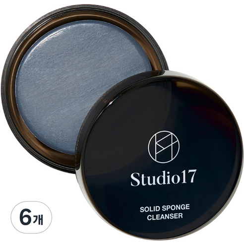 스튜디오17 브러쉬 퍼프 클렌저, 44g, 6개