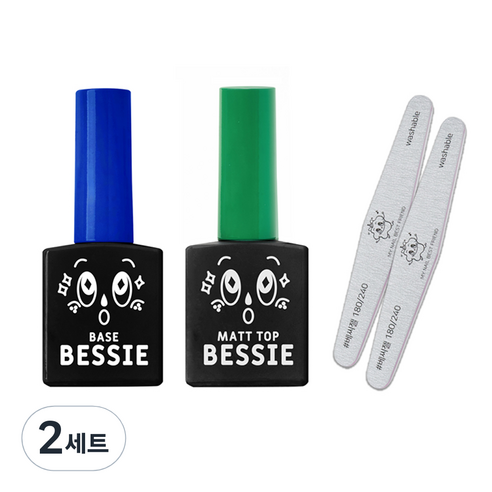 베씨 베이스젤 + 매트탑젤 + 지브라파일 2p 세트, 베이스젤, 매트탑젤, 지브라파일(180/240), 2세트