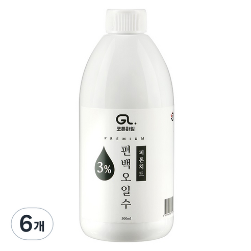 코튼하임 피톤치드 3% 편백오일수 리필, 6개, 500ml