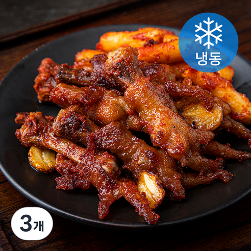 마녀의 야식 콜라겐 직화 튤립닭발 (냉동), 300g, 3개