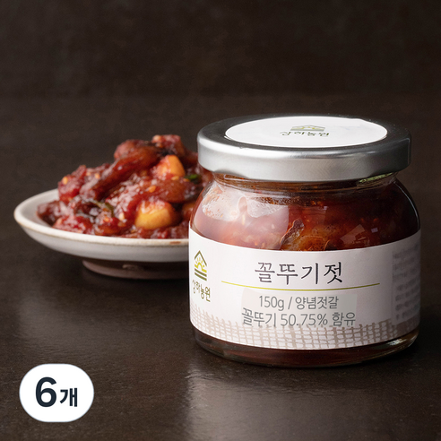 상하농원 꼴뚜기젓, 150g, 6개