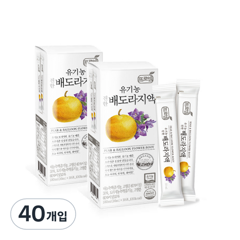 프로엠 유기농 진한배도라지액, 10ml