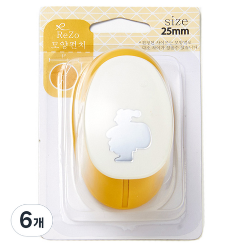 포코스 모양펀치 R-25, 산타클로스, 6개