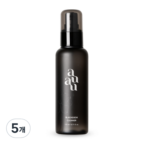 아유아유 블랙쏙 클리너 110ml, 5개, 1개입