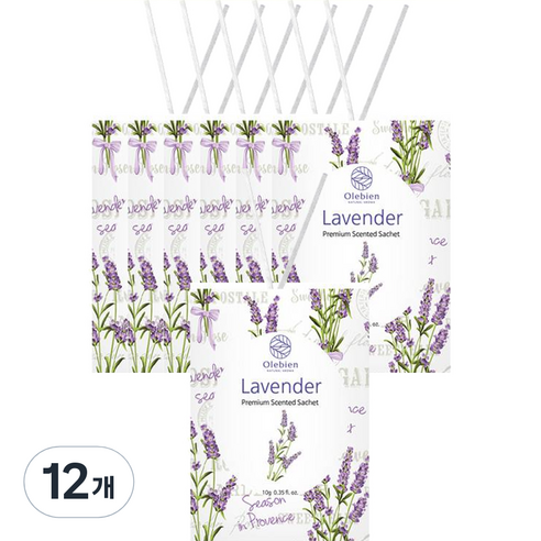 올레비엔 센티드 사쉐 라벤더, 10g, 12개
