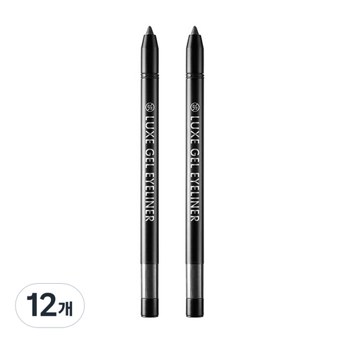 리르 룩스 젤 아이라이너 0.5g, 펄블랙, 12개