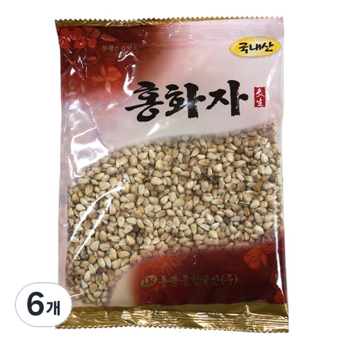 동광종합물산 국내산 홍화자, 100g, 6개