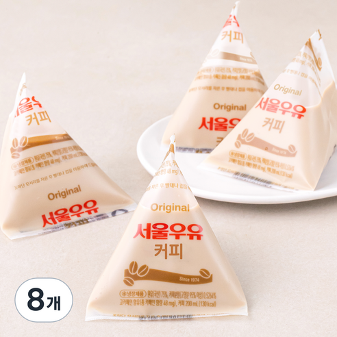 서울우유 커피 4입, 200ml, 8개 200ml × 8개 섬네일