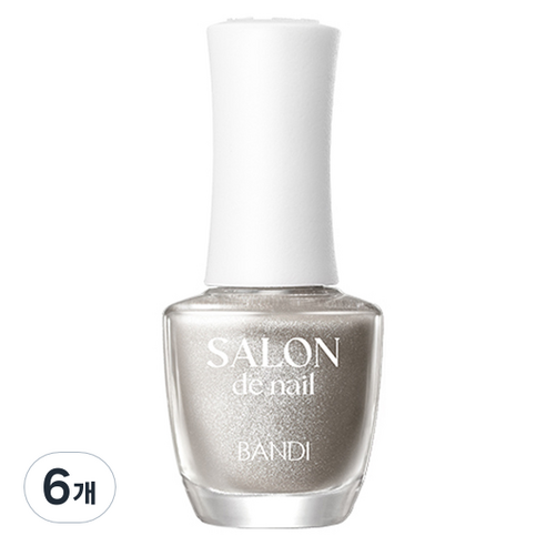 반디BANDI 살롱드 네일, 7ml, M801 실버마그넷, 6개
