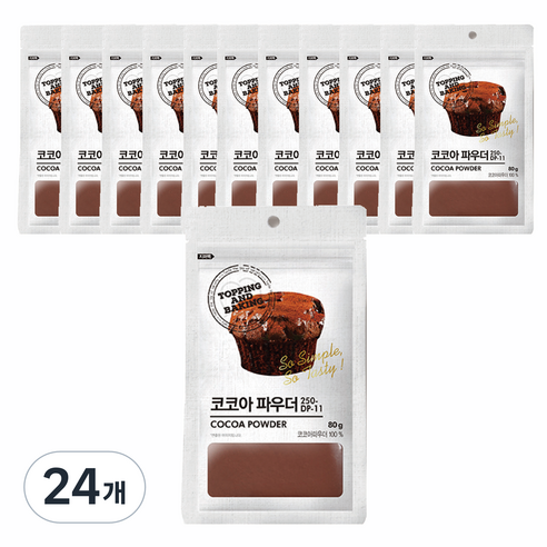 삼양사 코코아파우더, 80g, 1개입, 24개
