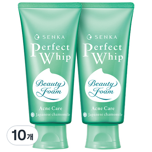 센카 NEW 퍼펙트 휩 아크네 케어 클렌징폼, 100g, 10개