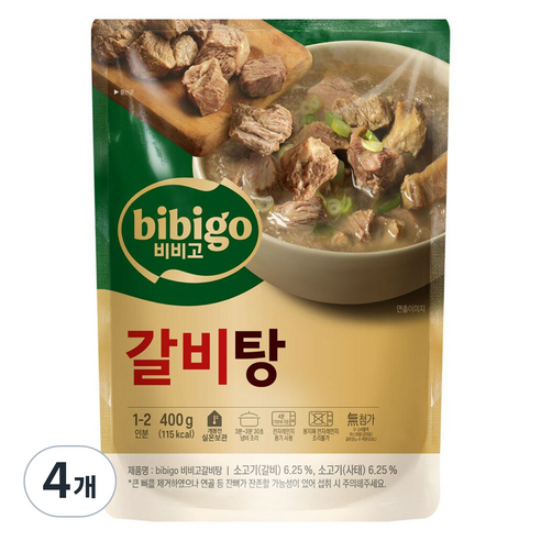 비비고 갈비탕, 400g, 4개 400g × 4개 섬네일