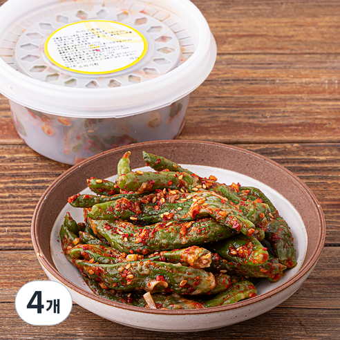 반찬천국 꽈리고추찜, 200g, 4개