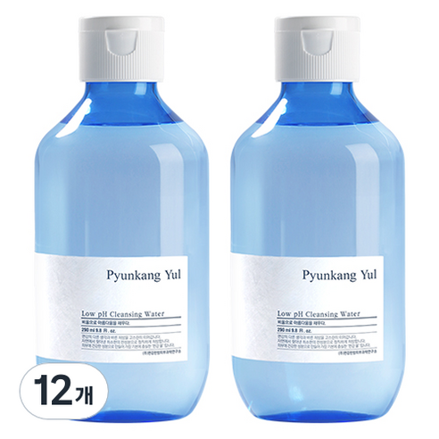 편강율 약산성 클렌징 워터, 290ml, 12개