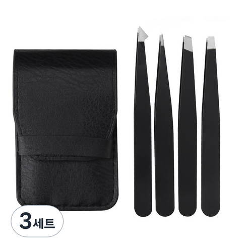 족집게 4종 세트, 혼합색상, 3세트