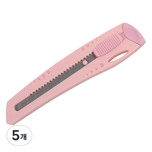 바이하츠 마이멜로디 컷터칼 대, 혼합색상, 5개