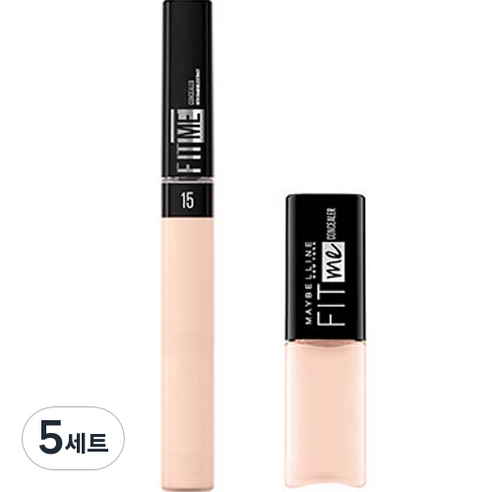 메이블린 핏미 컨실러 6.8ml + 미니 컨실러 2.8ml 세트, 15 페어(컨실러), 10 라이트(미니컨실러), 5세트