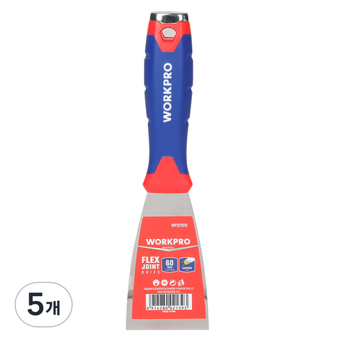 워크프로 스덴헤라 유연형 함마형 60mm WP321010, 5개
