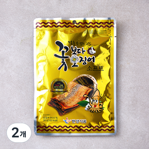 한양식품 꽃보다 오징어 소프트, 2개, 30g