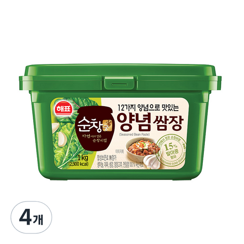 순창궁 12가지 양념으로 맛있는 양념쌈장, 1kg, 4개