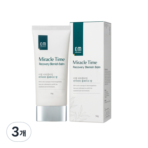 에버미라클 EM 미라클타임 리커버리 블레미쉬 밤(BB크림) 50g, 3개