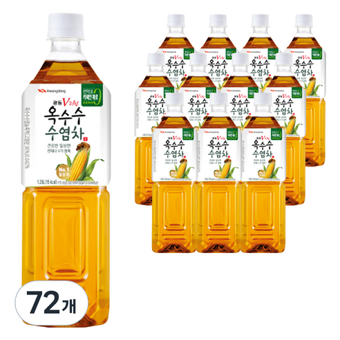 광동옥수수수염차, 1.25L, 72개